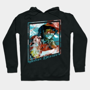 John Denver-Abstract Expressionist Potrait Hoodie